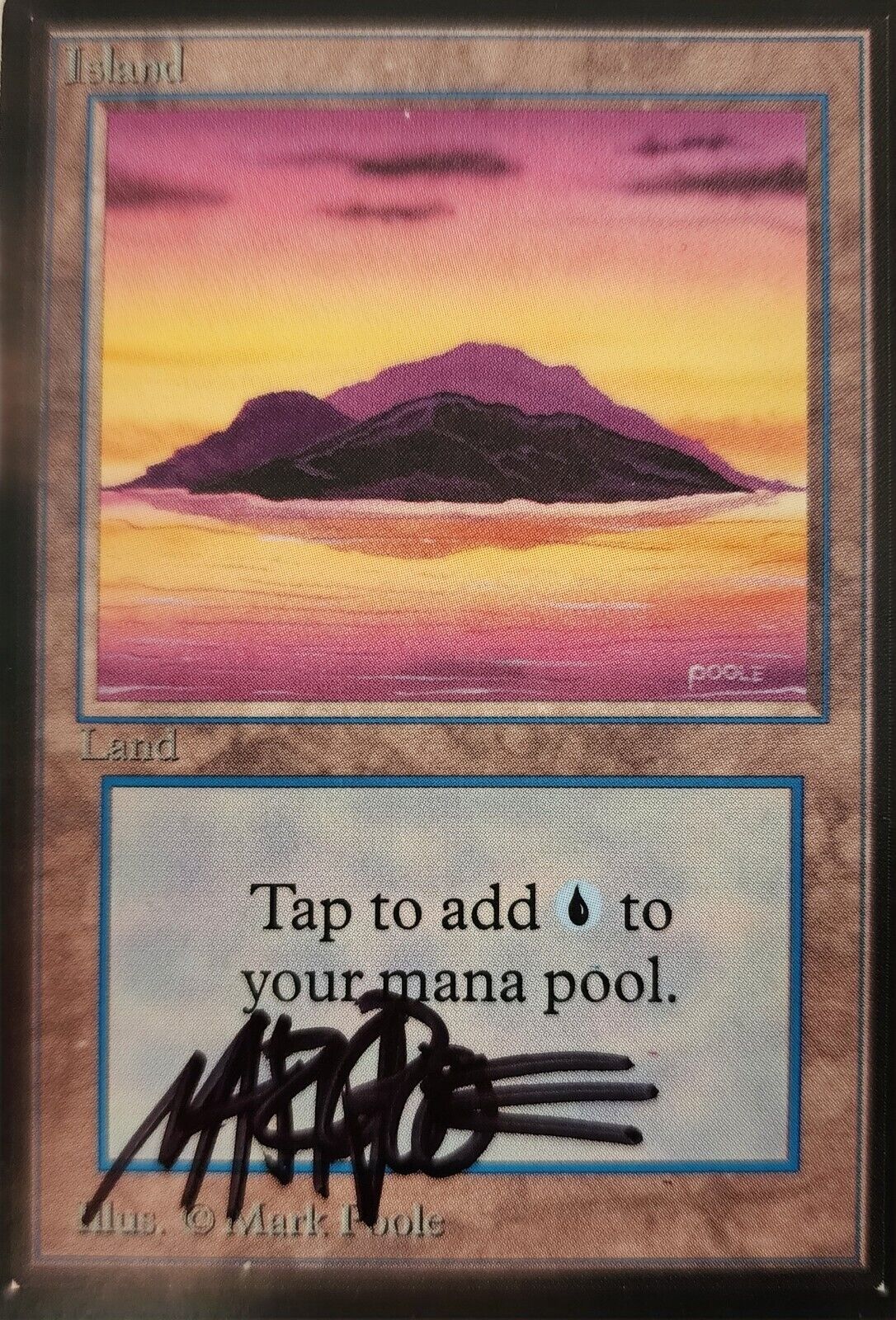 Island (A) [Limited Edition Beta] **Artist Signed** MTG Near Mint