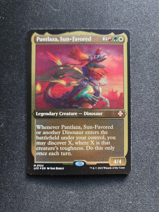 Pantlaza, Sun-Favored FOIL THICK STOCK MTG Magic the Gathering Commander